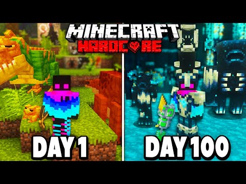 I Survived 100 Days in a CAVE ONLY WORLD in Minecraft HARDCORE!!