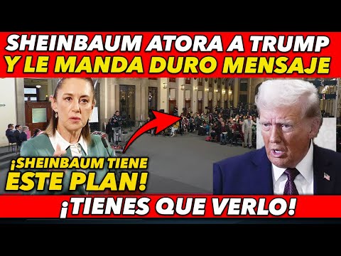 ACABA DE PASAR! LA PRESIDENTA SHEINBAUM ATORA A TRUMP Y LE CIERRA EL HOCICO EN PLENA MAÑANERA