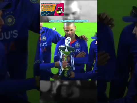 Once Ms dhoni started a tradition.