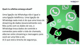 Ataque de chamadas telefônicas no WhatsApp