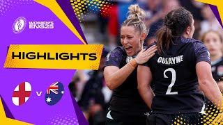 Who will top the group? 🤩 | England v Australia | Rugby World Cup 2025 | Highlights