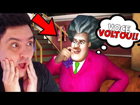 VOLTEI A JOGAR SCARY TEACHER EM 2024 e descobri novos SEGREDOS E FINAIS !! (JOGO DE TERROR)