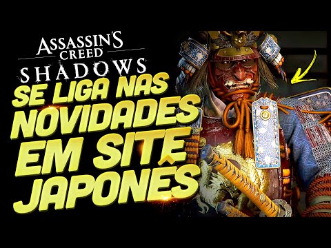 ASSASSIN'S CREED SHADOWS - SITE JAPONÊS ENTREVISTA DIRETORES DA UBISOFT