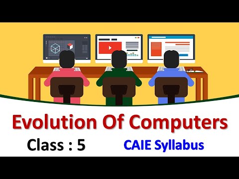 Evolution OF Computers | CLASS : 5 | CAIE| History & Generations of Computer | Latest Technology