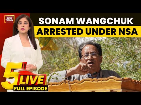 5Live With Sneha Mordani | Sonam Wangchuk Arrested | Why Wangchuk Is In The Eye Of Ladakh Storm