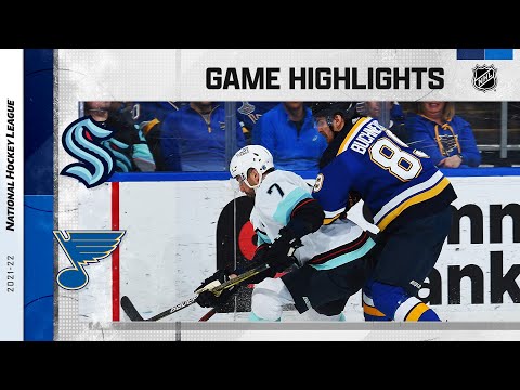 Kraken @ Blues 4/6 | NHL Highlights 2022