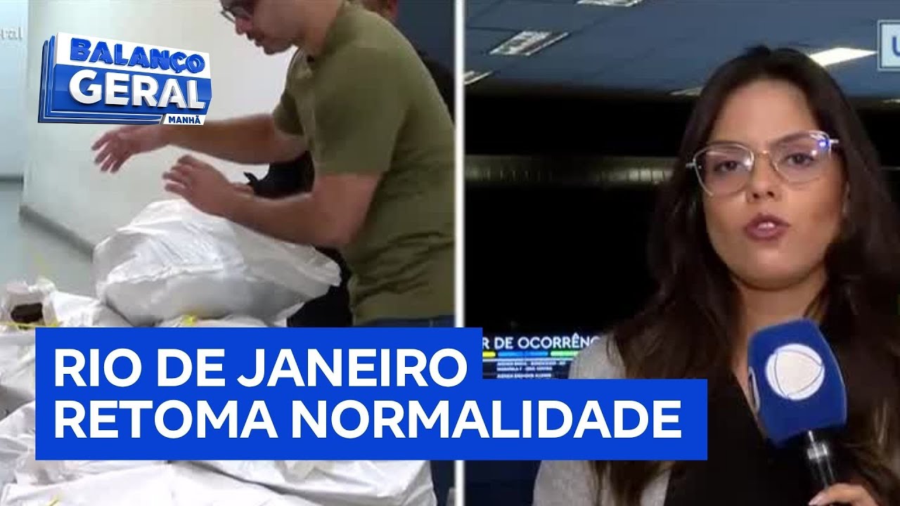 Rio de Janeiro retoma normalidade dos serviços após operação mais letal da história  TV Online Rio de Janeiro retoma normalidade dos serviços após operação mais letal da história