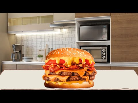 COMPREI O NOVO SANDUICHE COM MUITO BACON DO BURGER KING !