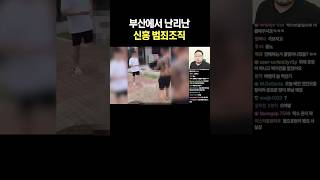 부산에서 난리난 신흥 범죄조직