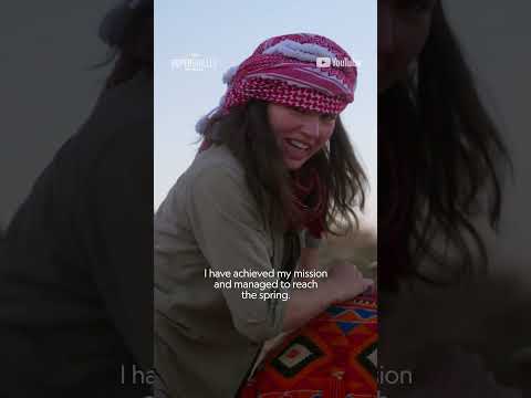 No map, no crew. Just a woman, the desert, and a camel. #Superskilled