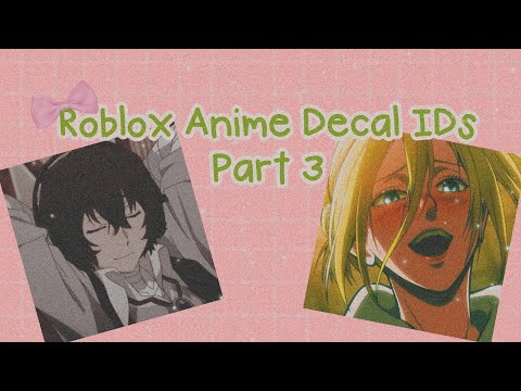 roblox anime decals