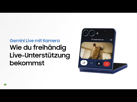 Wie du Gemini Live mit der Kamera auf dem Galaxy Z Flip7 nutzt | Samsung​