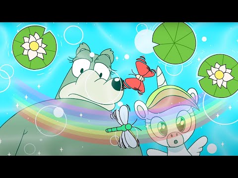 Boy & Dragon - Unicorn Rainbow Story | WildBrain Toons | Cartoons for Kids