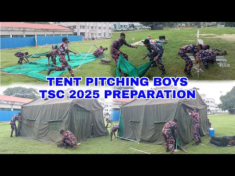 Tent Pitching Boys Full Rehearsal | NCC TSC 2025 | All India Thal Sainik Camp