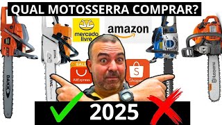 Qual Motosserra comprar em 2025. Aprenda tudo sobre marcas , modelos e lojas antes de comprar