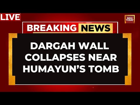 5 Dead As Portion Of Dargah Sharif Patte Shah Collapses Near Humayun’s Tomb | India Today LIVE News