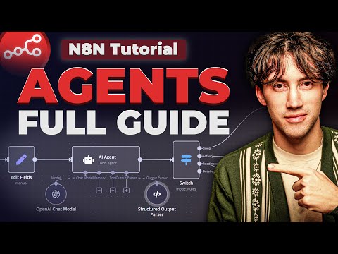 N8N Full Tutorial: Building AI Agents in 2025 for Beginners!