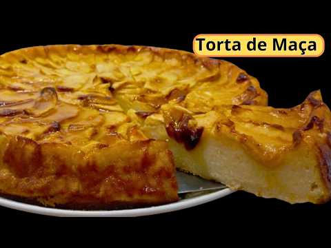 🍏 Torta de Maçã como Nunca Viu: Super Cremosa e Fácil de Fazer! 🍏