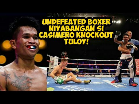 Undefeated Boxer NIYABANGAN si CASIMERO Knockout Tuloy ang Inabot!