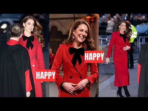 Fans Go Wild, As Princess Kate Looks Most Happiest In A While at Christmas Carol Service!