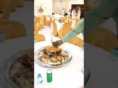 Incredible View Of Marriage Hall Of Saudi Arabia , Foods & Fruits To Give People.