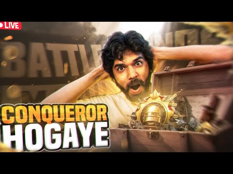 CONQUEROR DONE LETS REACH TOP 50 BGMI LIVE - !insta !member