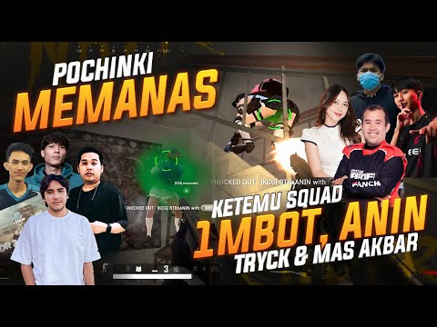 KETEMU 1MBOT, TRYCK, ANIN & MAS AKBAR DI POCHINKI !! AUTO PERANG SAUDARA ! #pubg