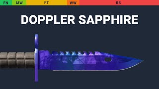 M9 Bayonet Doppler Sapphire Wear Preview video