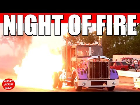 Bob Motz Jet Truck Drag Racing Night of Fire
