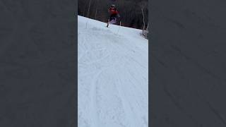 Snowboarding at big rock maine#snowboarding #shorts