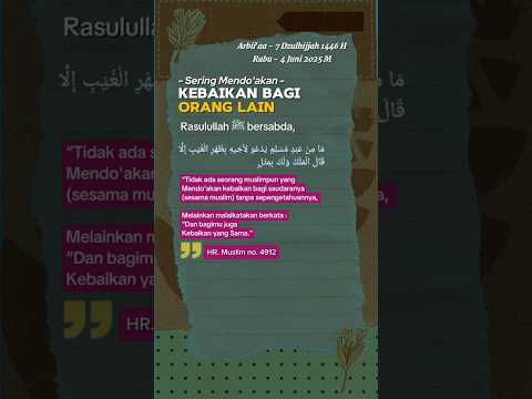 Mendo'akan Orang lain #shortislamic #doaibubapa #doaterbaik #berbuatbaiksesuaiajaranislam