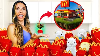 I Opened 21 Mini HAPPY MEALS and Built a TINY McDonald’s!