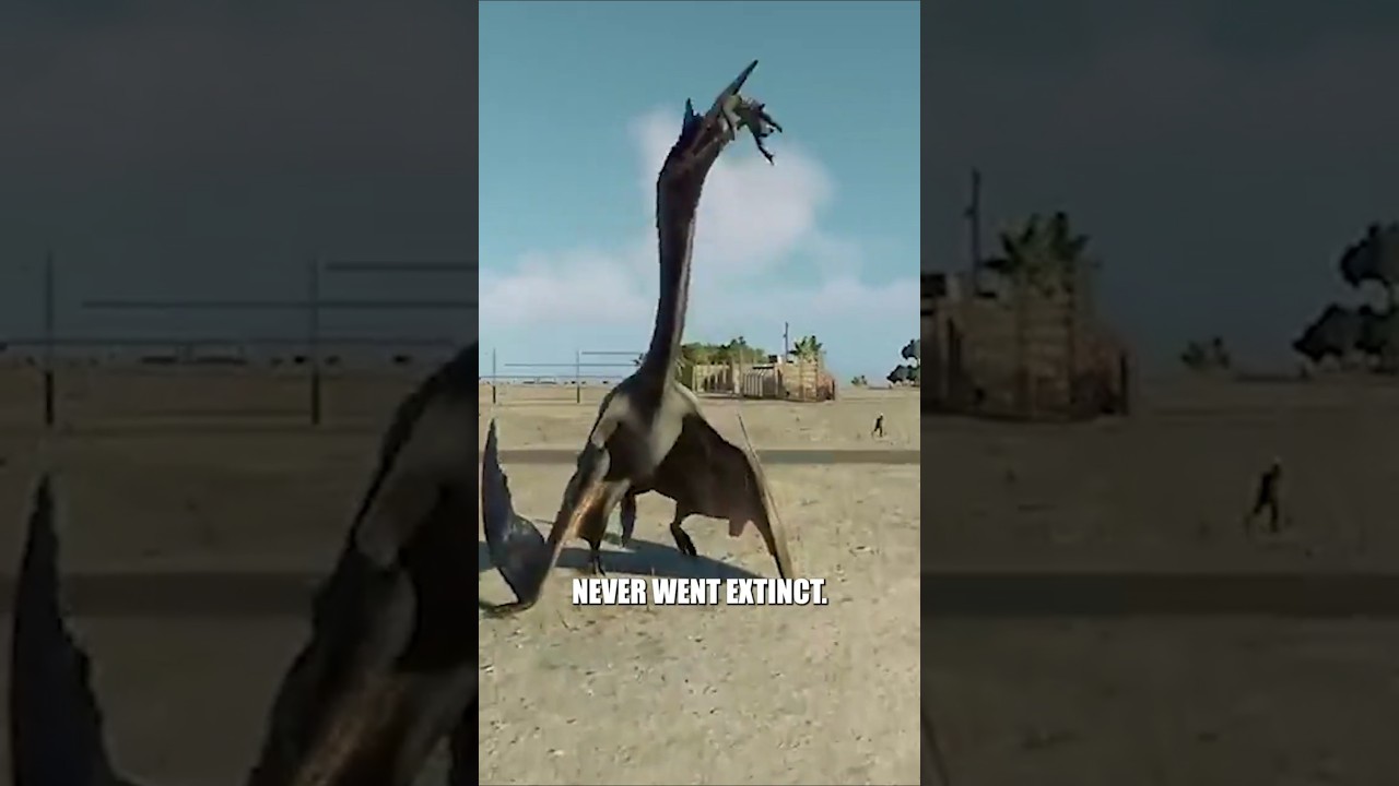 What If Quetzalcoatlus Were Still Alive #Animals #Prehistoric #Shorts