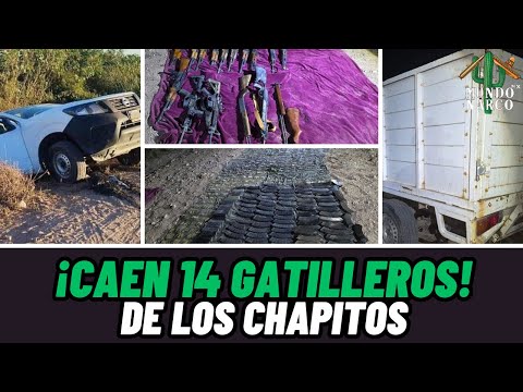 ¡Golpe a Los Chapitos! Detienen a 14 gatilleros en Culiacán #Sinaloa