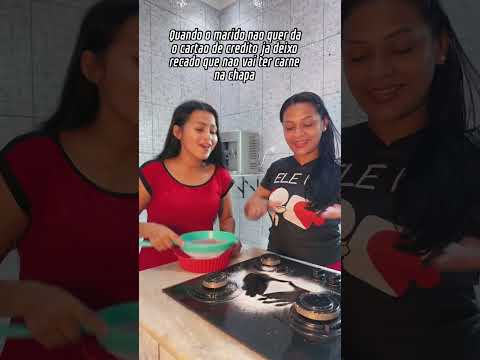 Quando o marido não dá cartão de Creusa deixo recado que ter carne na chapa #humor #comedy #funny