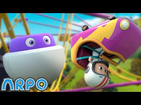 Coaster Coast | Baby Daniel and ARPO The Robot | Funny Cartoons for Kids