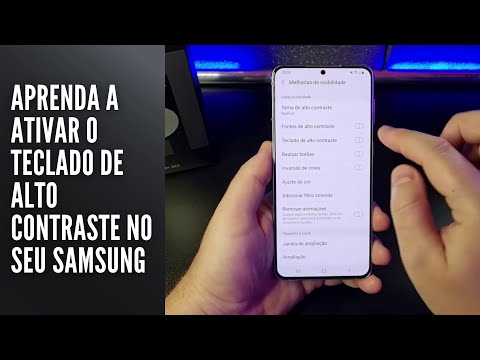 Aprenda a ativar o teclado de alto contraste no seu Samsung