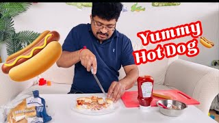 Yummy Hot Dog 🌭 😋#shorts #tiktok #food #foodie #asmr #hotdog #asmrsounds #london #uk #saruaathish