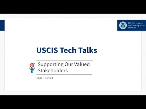 USCIS Tech Talks - Keeping Families Together - Common Questions