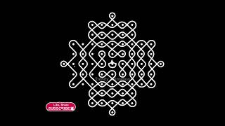 Awesome #easy & simple padi kolam🌷Melikala muggulu🌷Sikku kolam🌷​⁠muggulu @TrendyAnimation