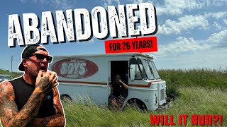 ABANDONED Olson Kurb Van Rescued After 26 Years – Will It Run?!