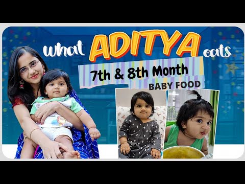 What my Baby eats ( Telugu) | 7th & 8th Month food | Baby led weaning #voiceofvasapitta #babyfood