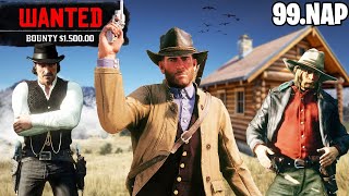 🔥100 Napra A LEGVESZÉLYESEBB Bandát Irányítottam A RDR2-ben!💀🔥