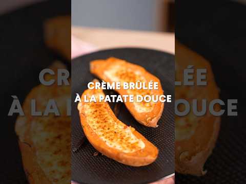 Crème brûlée à la patate douce : la douceur qui croustille ! 😍🔥 #DessertGourmand #PatateDouce