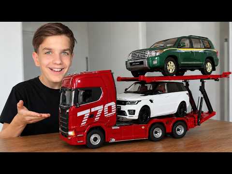 1:18 SUV Delivery & ASMR Unboxing - Toyota LC200 & Range Rover Sport 🚗🎧