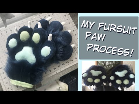 Fursuit Paw Process/Tutorial!