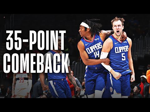 Clippers Historic 35-Point Come Back In Washington