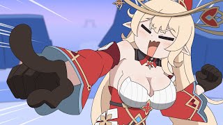【手描き原神】アリスのナドクライ アイドルグループ計画【Genshin/原神アニメ/アリス/ラウマ/コロンビーナ/ヤフォダ/ネフェル/サンド