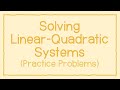 Solving Linear and Quadratic Systems