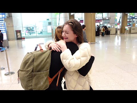7년 만에 한국에서 친언니를 만나고 눈물 터진 미국여친|Sisters Reunited in South Korea After 7 + Years Apart..